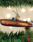 Klassieke Houten Boot | Kerst ornament