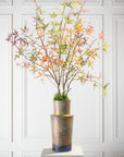 Kunstbloem Esdoorn Tak Paars/Groen | 108 cm - NU PUUR & GROEN