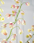 Kunstbloem Fritillaria Tak Creme/Roze | 111 cm - NU PUUR & GROEN