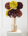 Kunstbloem Hortensia Steel Rood/Bruin | 70 cm - NU PUUR & GROEN