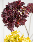 Kunstbloem Hortensia Tak Bordeaux | 85 cm - NU PUUR & GROEN