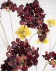 Kunstbloem Hortensia Tak Bordeaux | 85 cm - NU PUUR & GROEN