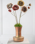 Kunstbloem Ranonkel Tak Geel/Bruin | 62 cm - NU PUUR & GROEN