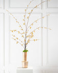 Kunstbloem Rozenbottel Tak Bruin/Groen | 121 cm - NU PUUR & GROEN