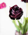 Kunstbloem Tulp Steel Bordeaux RT | 82 cm - NU PUUR & GROEN