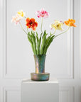 Kunstbloem Tulp Steel Oranje RT | 72 cm - NU PUUR & GROEN