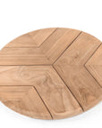 Lazy Faye Turntable | Teak Natural Grey - NU PUUR & GROEN