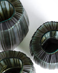 Vase Malibu L | Indigo/Rauchgrau