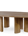 Oval Table Imen | Teak Natural Grey - NU PUUR & GROEN