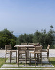 Rectangular Bar Table Mieke | Teak Natural Grey - NU PUUR & GROEN