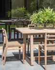 Rectangular Table Dennis Large | Reclaimed Teak Natural Grey