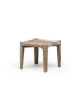 Square Coffee Table Floor Small | Reclaimed Teak Natural Grey - NU PUUR & GROEN