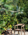 Stool Asti | Teak Natural Grey - NU PUUR & GROEN