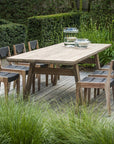Table Mia Large | Reclaimed Teak Natural Grey - NU PUUR & GROEN