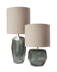 Tafellamp Cubistic Tall | Indigo/Smokegrey - NU PUUR & GROEN