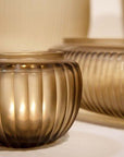 Theelichthouder Pinara | Smokegrey - NU PUUR & GROEN