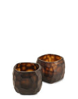 Theelichthouder Yava | Butter/Brown - NU PUUR & GROEN
