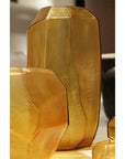 Vaas Cubistic Round | Clear/Gold - NU PUUR & GROEN