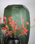 Vaas Cubistic Tall | Black Steelgrey - NU PUUR & GROEN