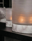 Windlicht Kalle Frosted White | XXLarge - NU PUUR & GROEN
