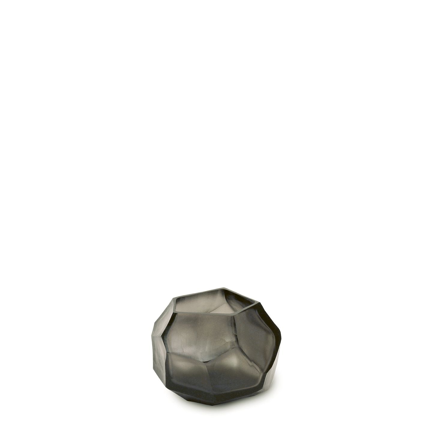 Theelichthouder Cubistic | Indigo/Smokegrey
