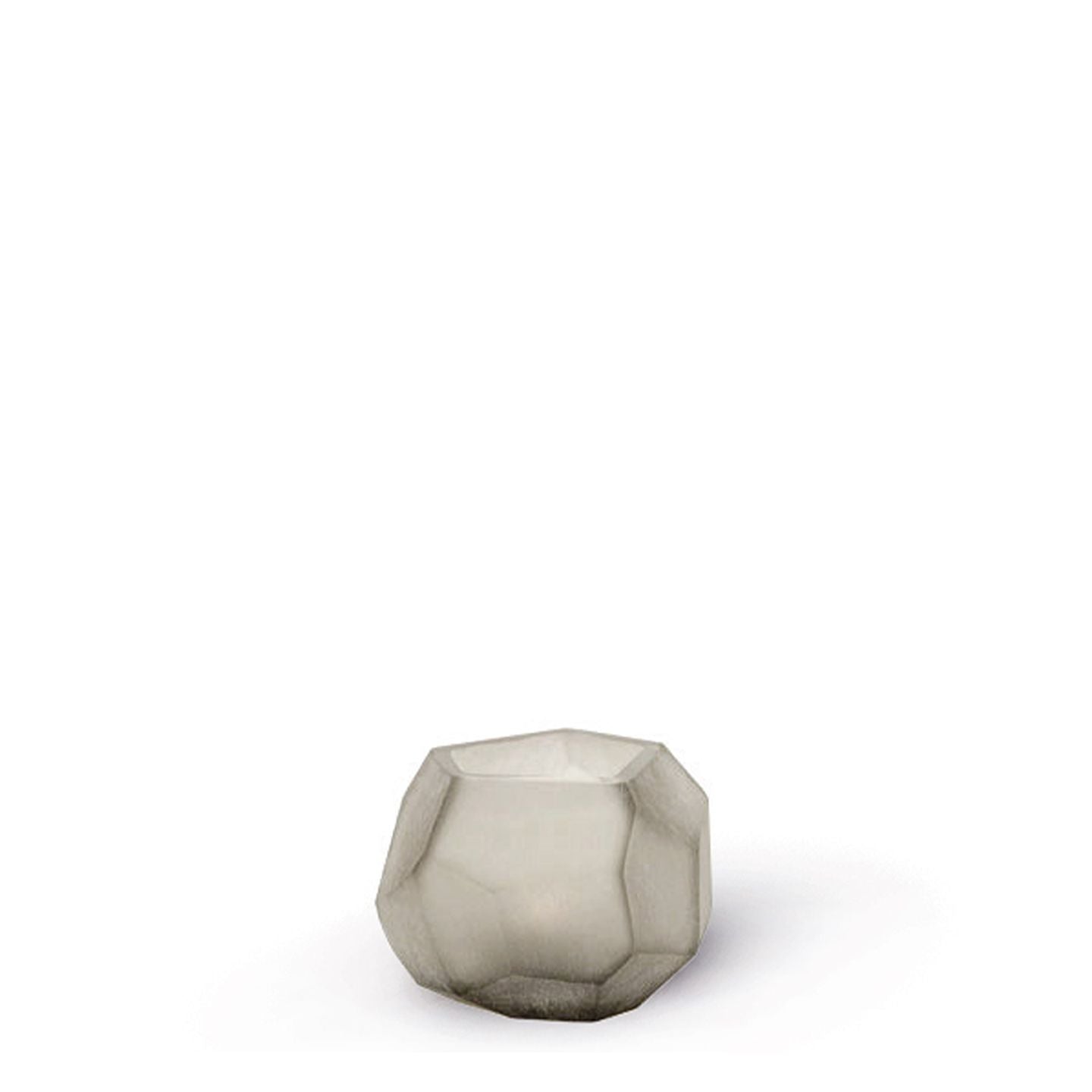 Portavelas Cubistic | Gris Humo