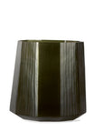 Vase Okka L | Schwarz Stahlgrau