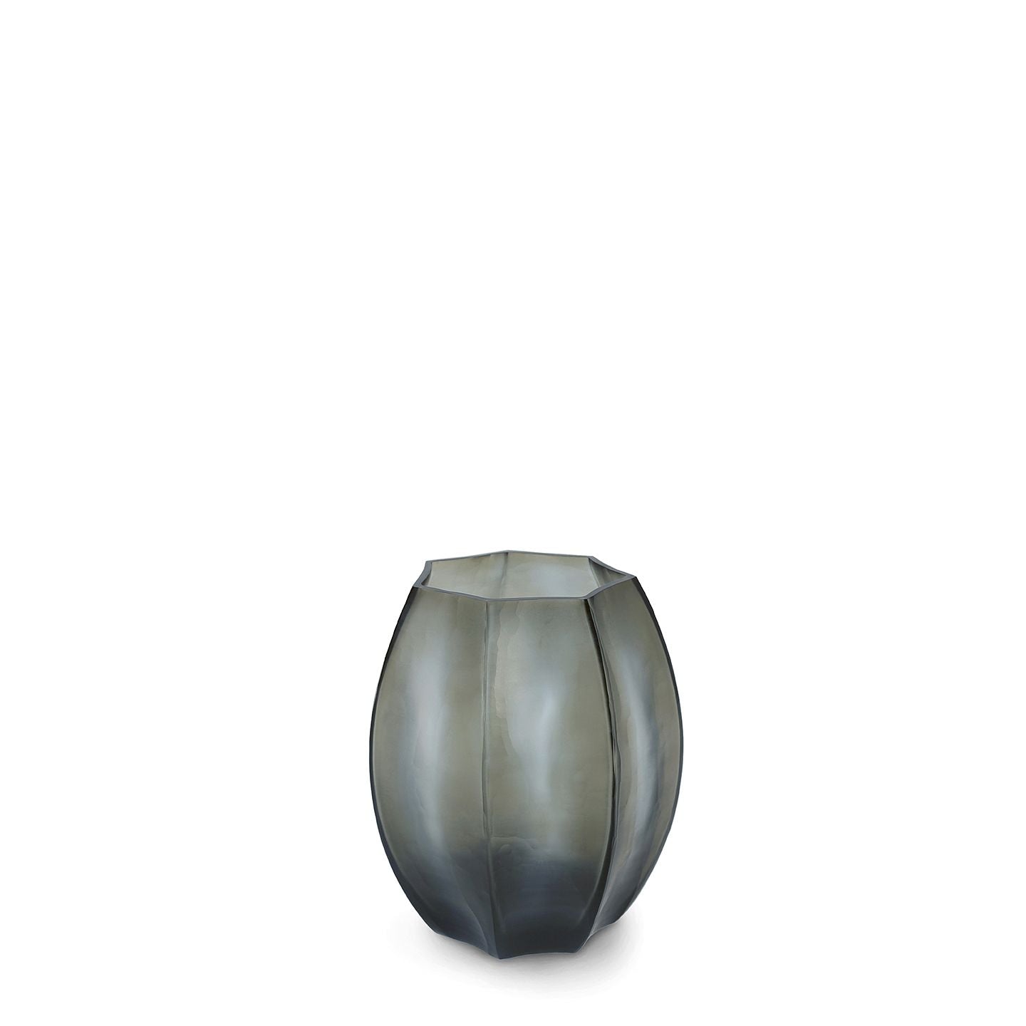 Vase Koonam S | Indigo/Rauchgrau