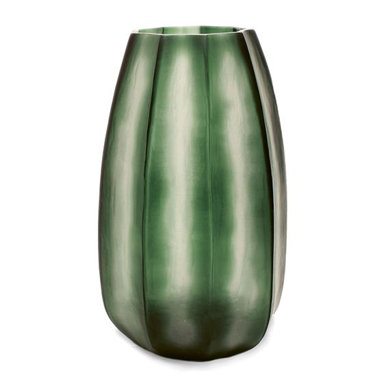 Vase Koonam XL | Hellstahlgrau/Schwarzstahlgrau