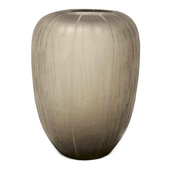 Vase Gobi haut | Gris fumé