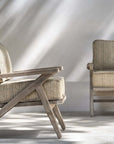 1-Seater Alabama | Teak Natural Grey - NU PUUR & GROEN