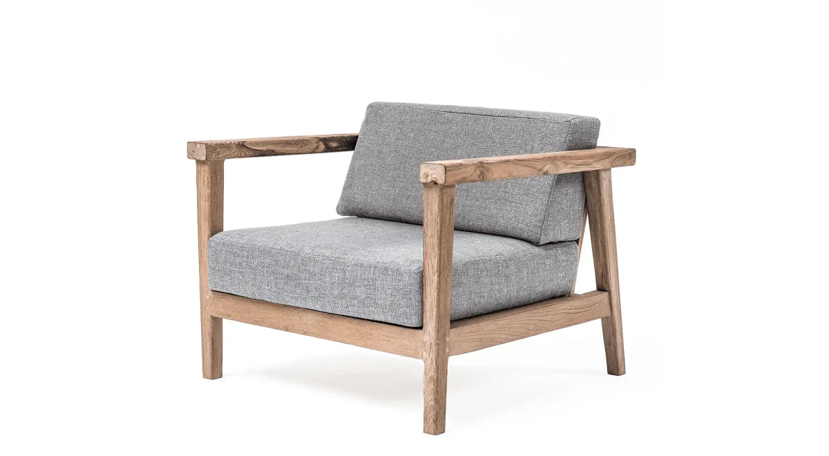 1-Seater Copenhague | Teak Natural Grey - NU PUUR & GROEN