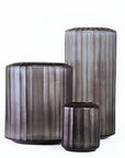Vase Omar S | Indigo/Smokegrey