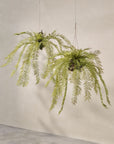 Kunst Hangplant Varen Groen | 119 cm