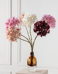 Kunstbloem Hortensia Steel Mauve REAL TOUCH | 63 cm