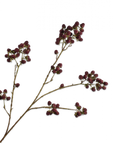 Fleur artificielle Branche de mûres rouge | 107 cm