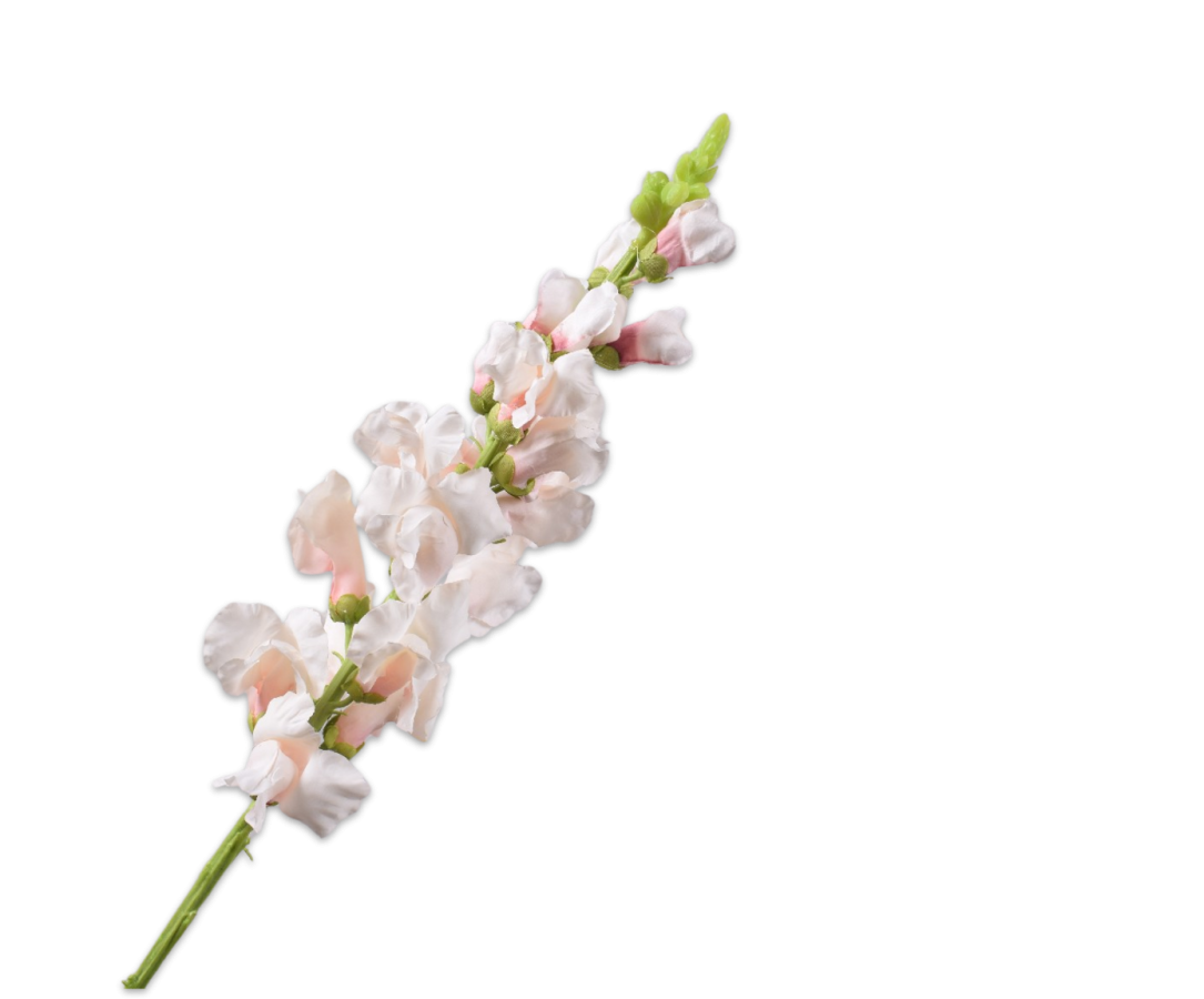 Kunstbloem Leeuwebek Steel Creme/Roze | 81 cm