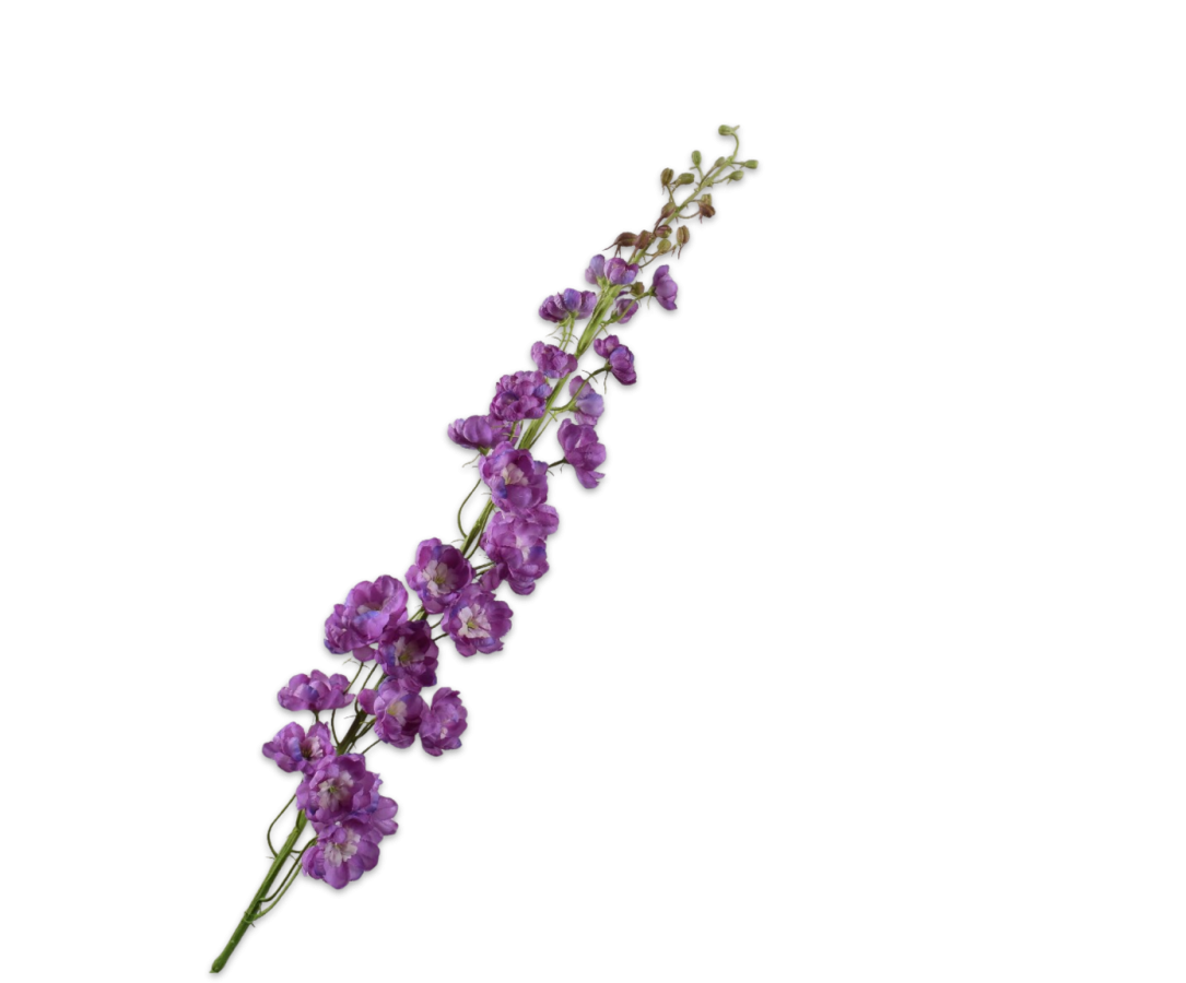 Kunstbloem Delphinium Steel Paars | 127 cm