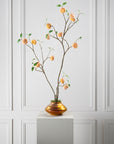 Kunstbloem Perzik Tak Oranje | 114 cm