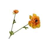 Artificial Flower Ranunculus Branch Yellow Real Touch | 63 cm