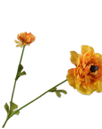 Kunstblume Ranunkel Zweig Gelb Real Touch | 63 cm