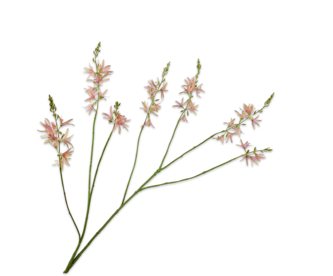 Kunstbloem Crocosmia Tak Roze/Groen | 117 cm
