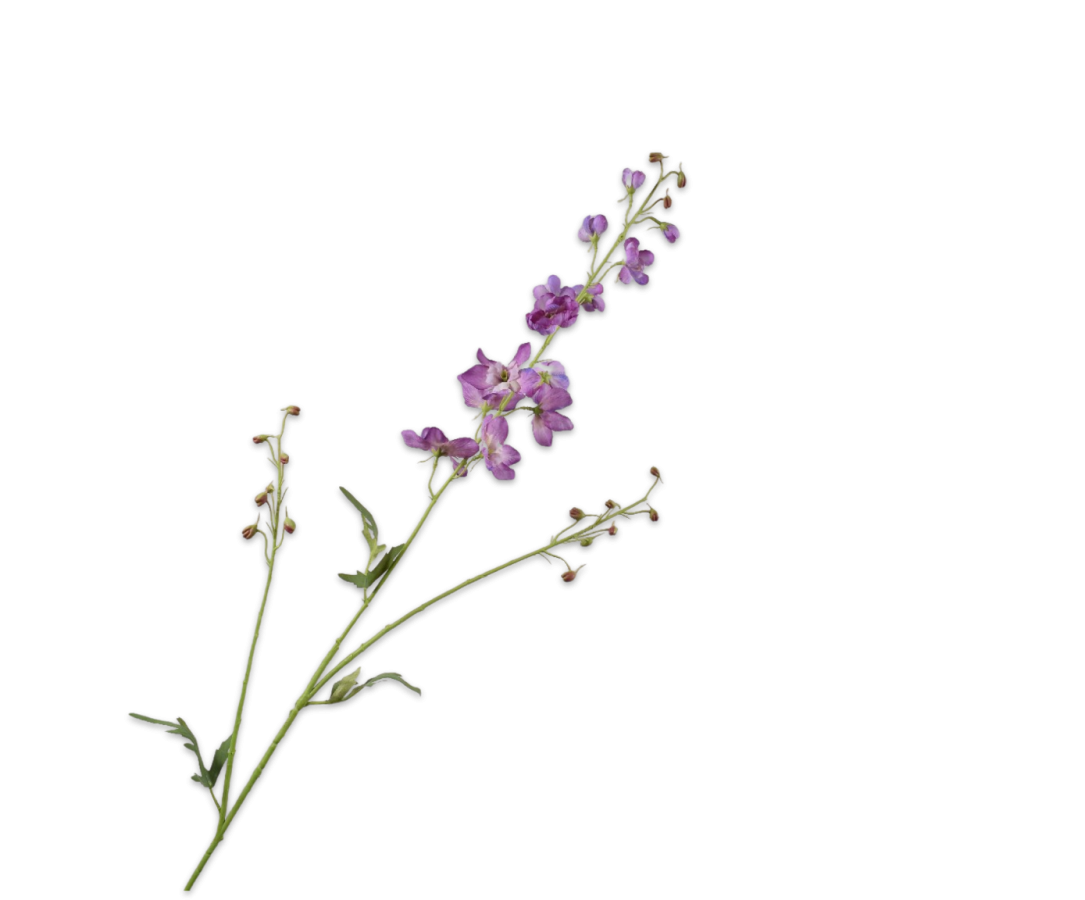 Kunstblume Delphinium Zweig Lavendel | 101 cm