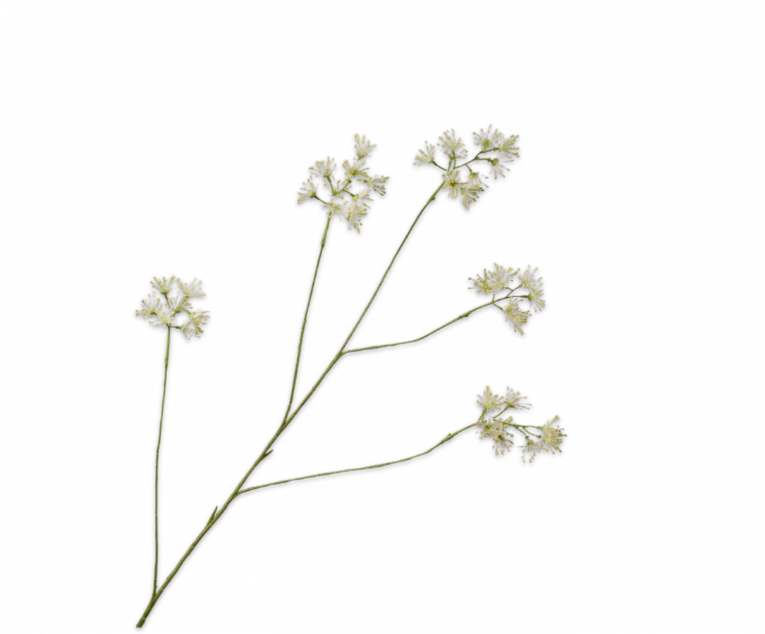Branche d'aralia artificielle rose clair | 114 cm