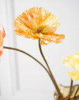Kunstbloem Klaproos Steel Oranje | 63 cm