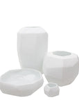 Vase Cubistic Tall | Opal