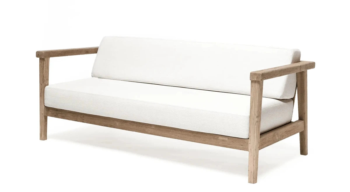 2-Seater Copenhague | Teak Natural Grey - NU PUUR & GROEN
