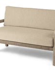 2-Seater Mario | Teak Natural Grey / Rope - NU PUUR & GROEN