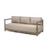 2,5-Seater Mieke | Teak Natural Grey / PE Wicker Sand