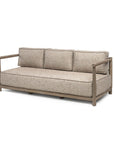 2,5-Seater Mieke | Teak Natural Grey / PE Wicker Sand - NU PUUR & GROEN
